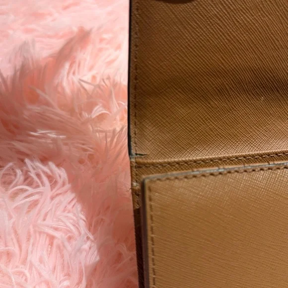 ❌SOLD❌Michael Kors Jet Set Travel Large Trifold Wallet Luggage Brown - Picture 6 of 16